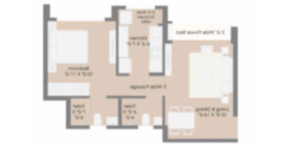 Vakratunda Anantara Kolshet Layout Floor Plan