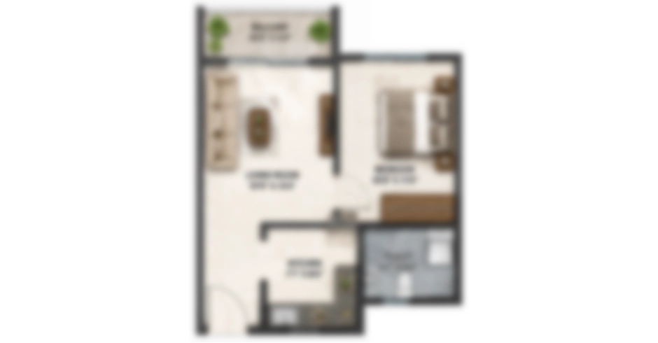 Meridian City Mumbra Floor Plan