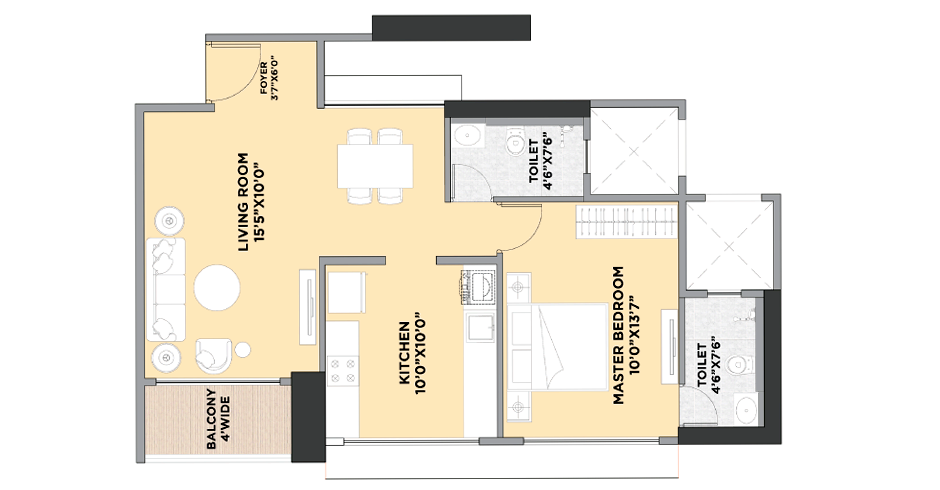 Vakratunda Anantara Kolshet Layout Floor Plan Vakratunda Anantara Kolshet Layout Floor Plan
